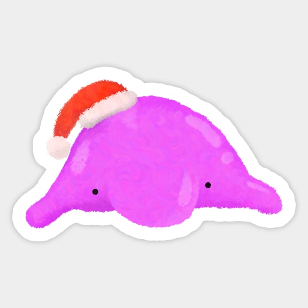 Christmas Blobfish Sticker by Surplusweird